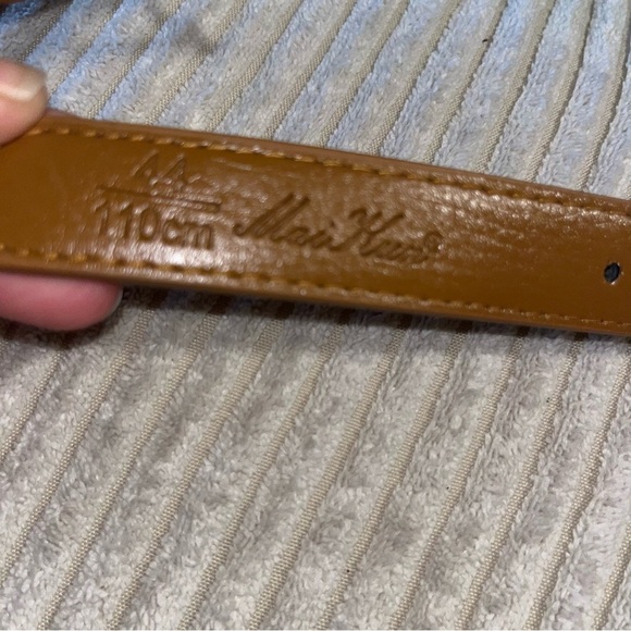 Thin tan belt maikun mai kun light brown xl 44 - Picture 4 of 4